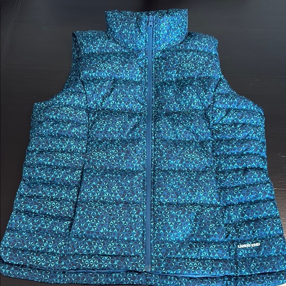 Lands' End geometric Patterned down Vest NWT - Picture 1 of 8